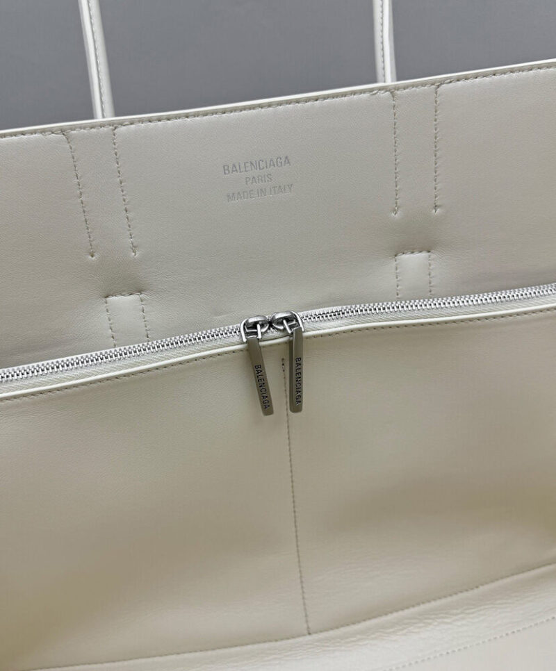 Balenciaga Bel Air Medium Carry All Bag Cream